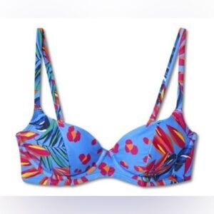 Tabitha Brown Target Tropical Print Bikini Top